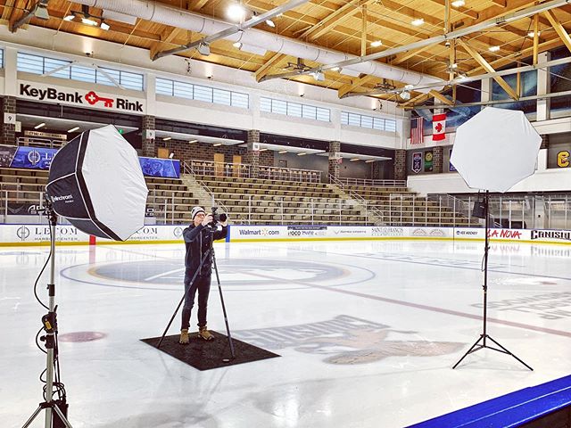Today we added shooting on ice to the places that we&rsquo;ve worked our photo-magic.