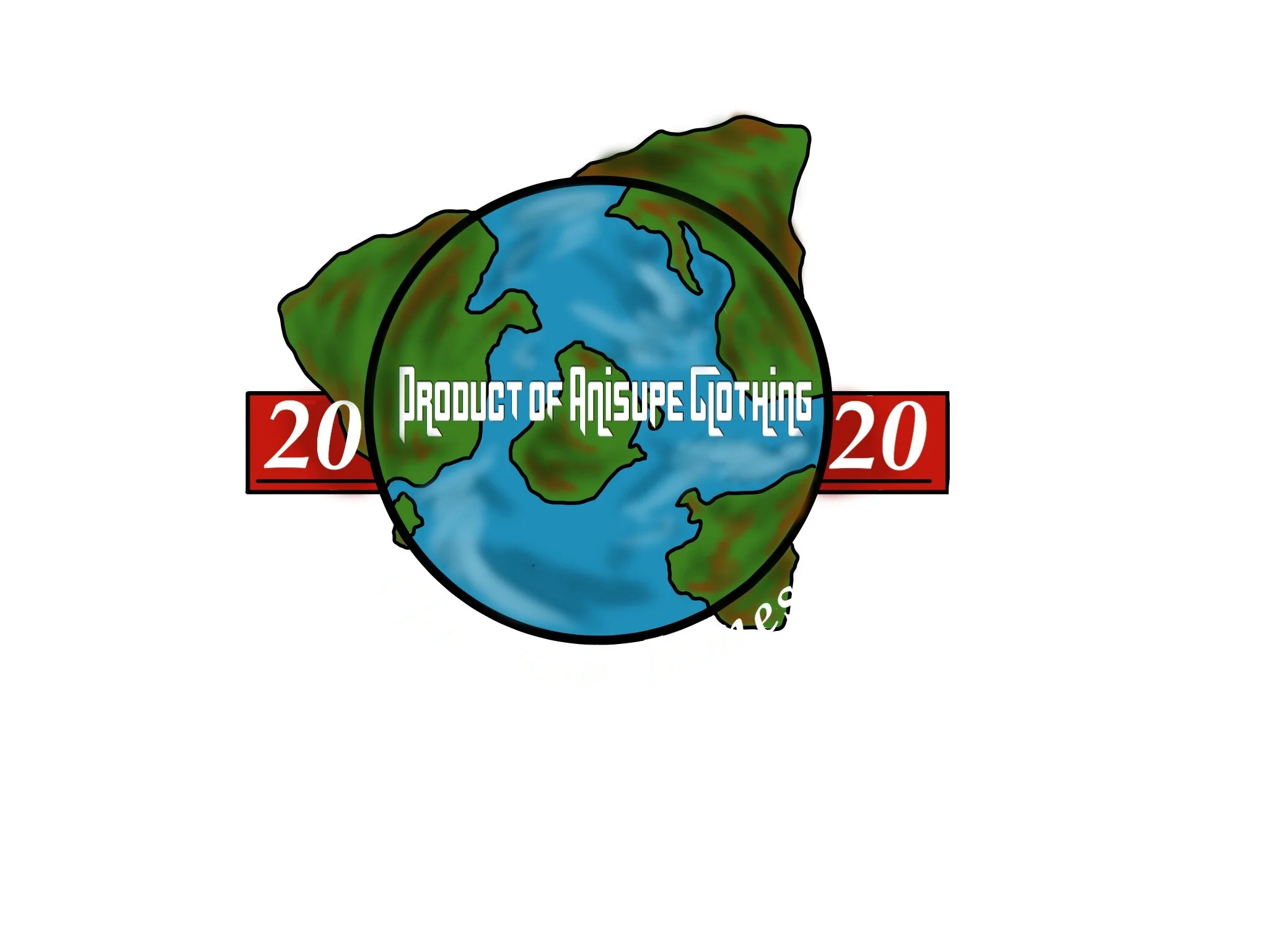 Anisupe World 🌍 2020 Logo