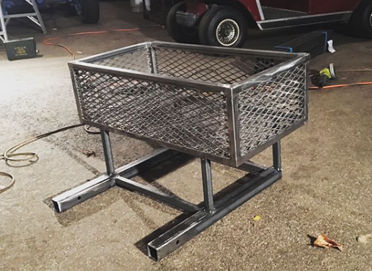Custom Made Golf Cart Basket