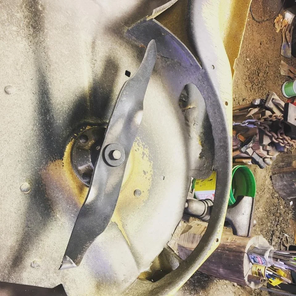 Another Mower bites the dust, literally