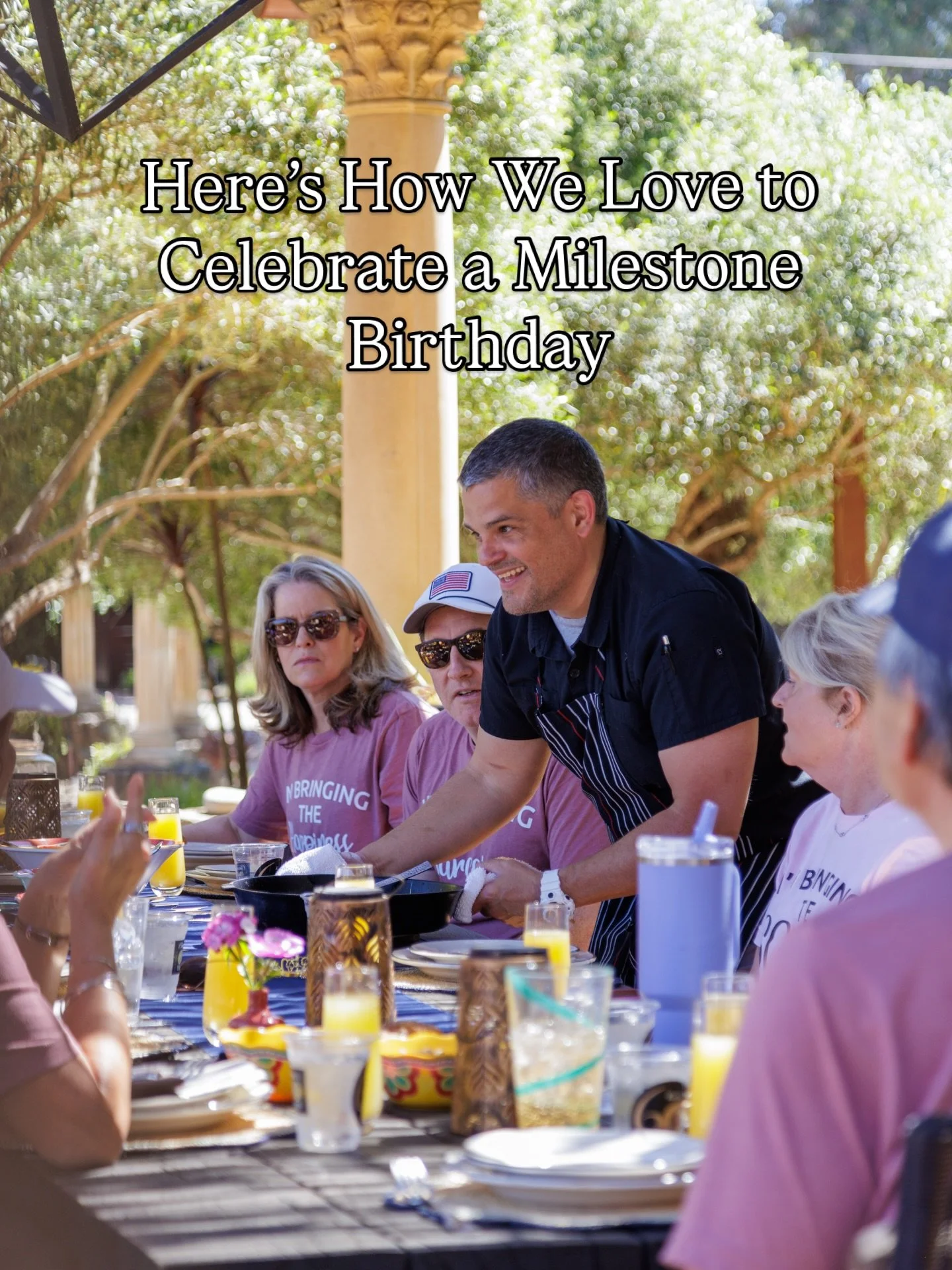 There&rsquo;s something about a milestone birthday that deserves more than a dinner reservation.

One of our favorite ways to celebrate in Wine Country is to make the morning the main event: start with outdoor yoga, move into a hosted brunch, pop a b