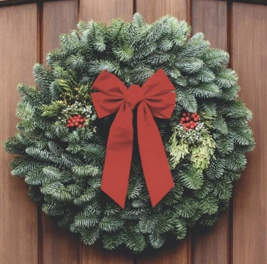 W4- 22inch Noble Fir Wreath