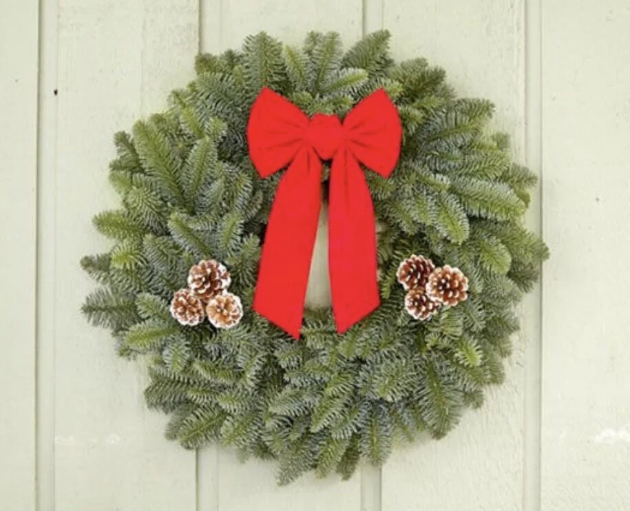 W2- 22inch Noble Fir Wreath