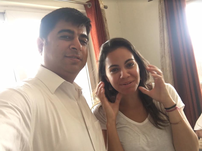 He made me eat too much ice cream!