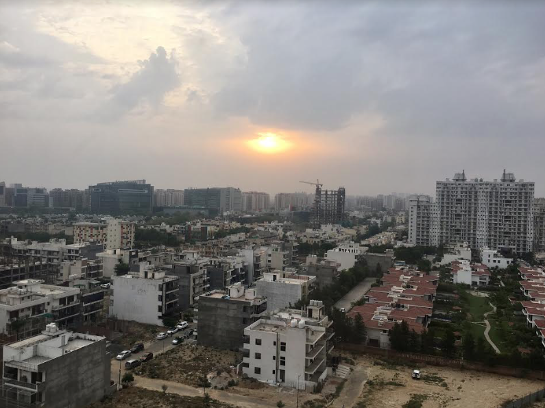 A view of Gurgaon from my family’s condo.