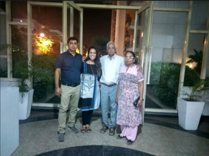 My dear Indian family, the Sethis.