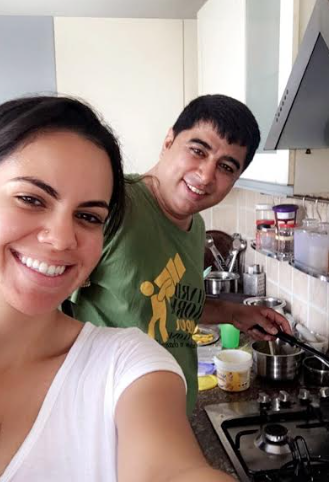 He made me do it #selfie.