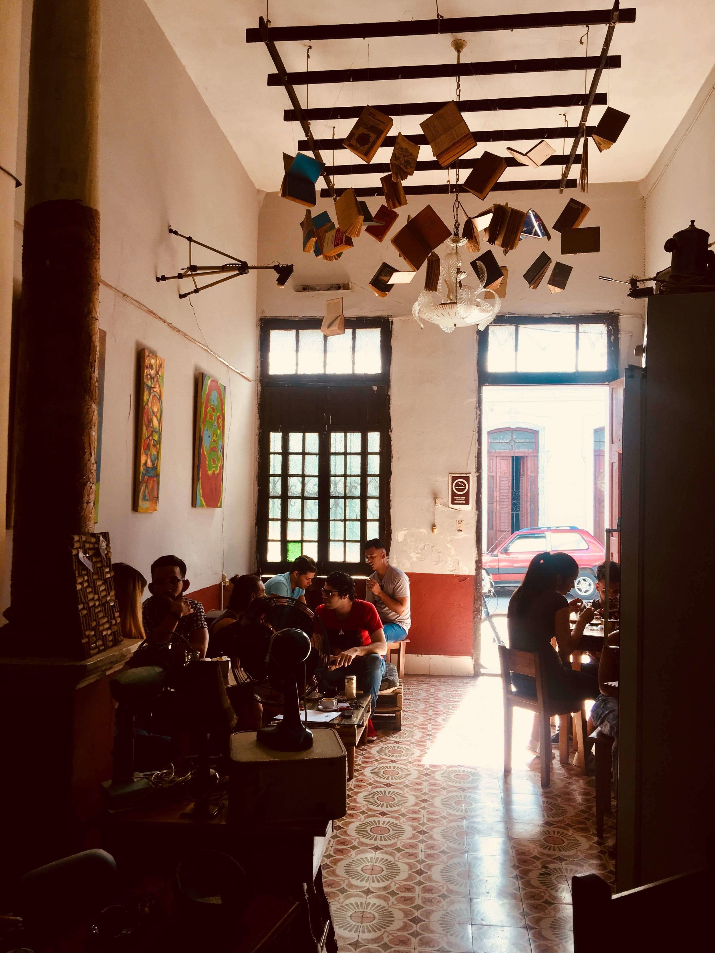 The most charming little hipster Cuban coffee shop in Cienfuegos
