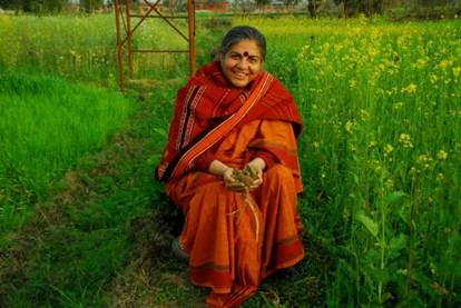 Dr. Vandana Shiva, founder of Navdanya Farm