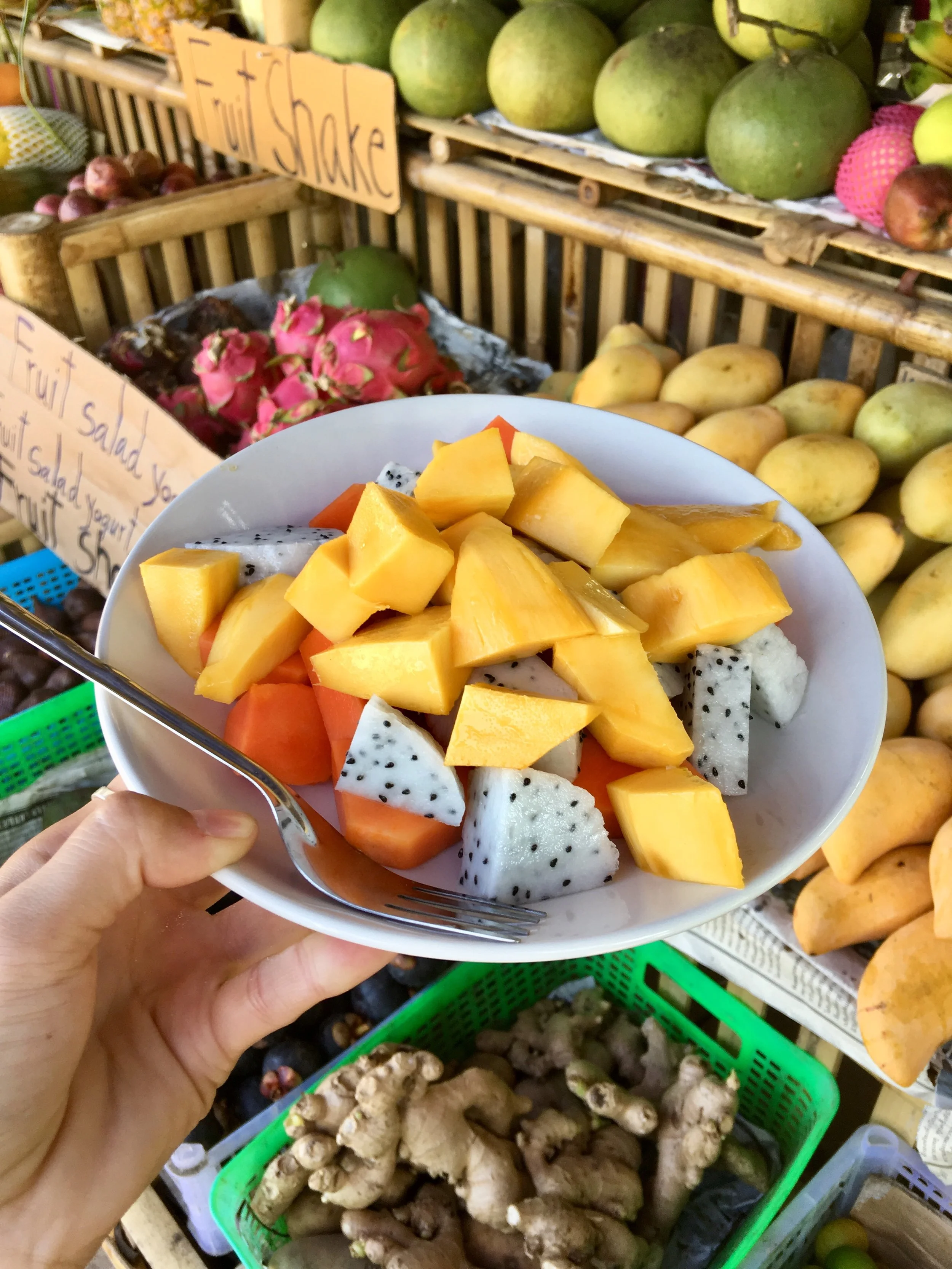 No fats before noon.