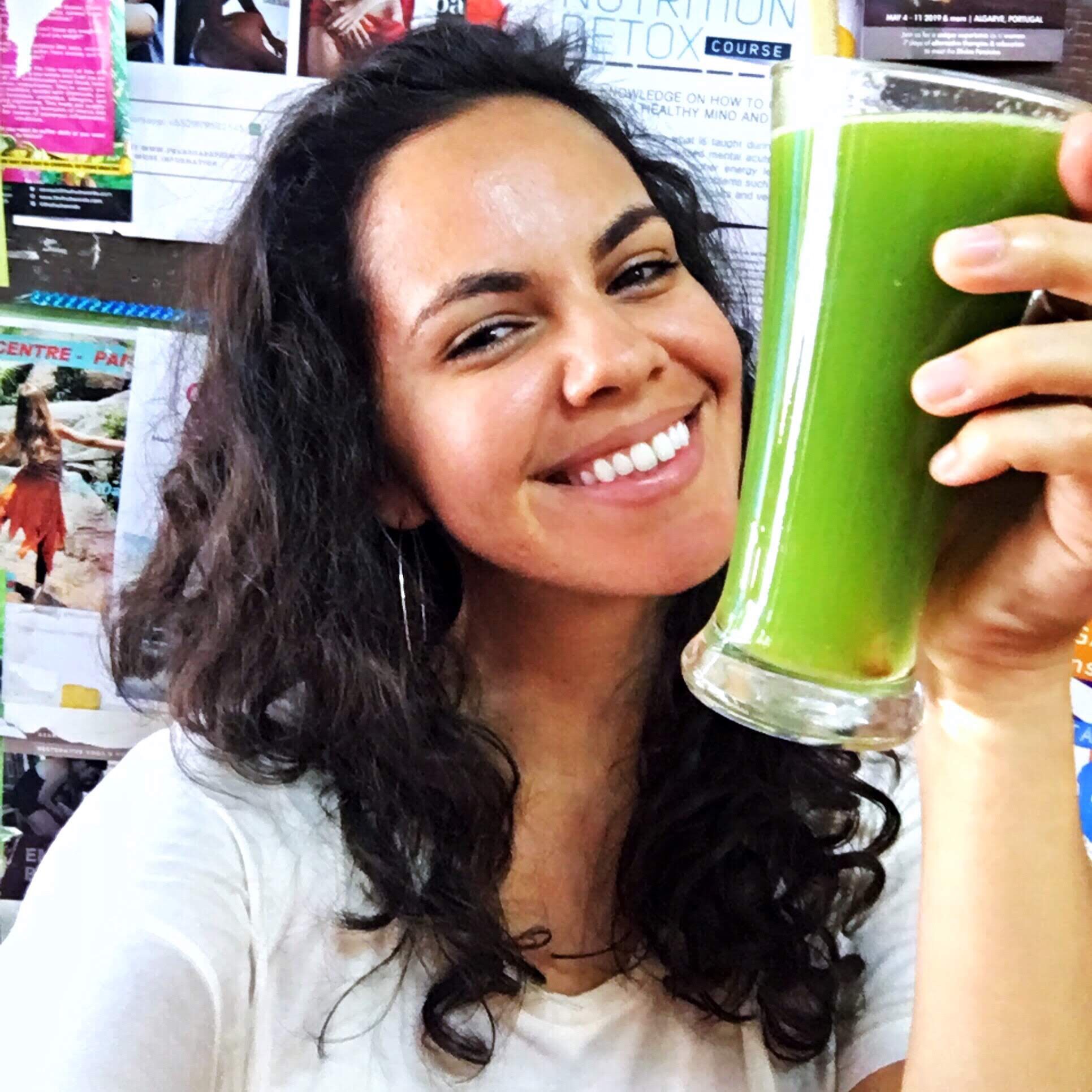 Bae. Although celery juice was difficult to find. Khunkae’s Juice Bar, Chiang Mai, Thailand.