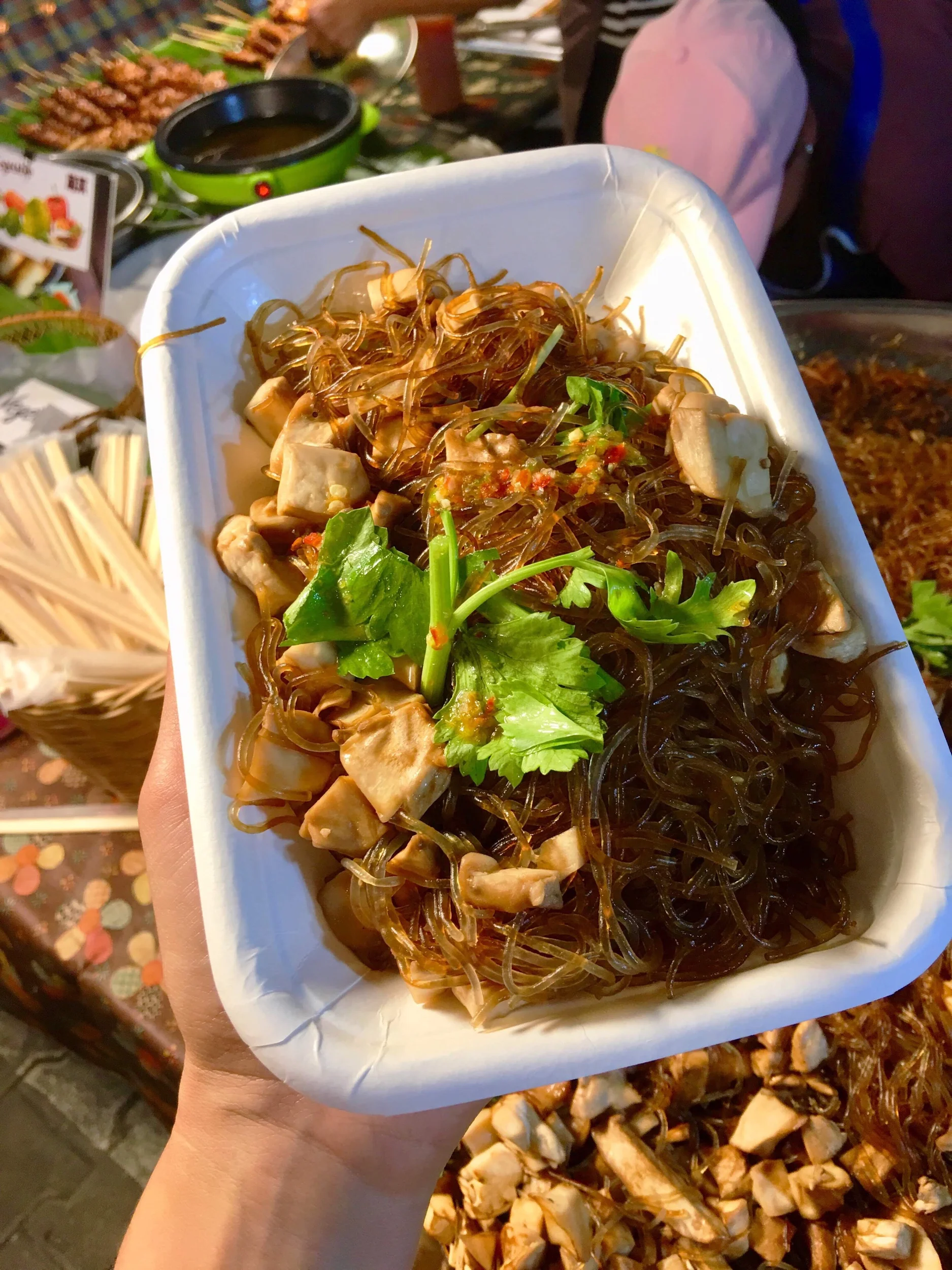 Mushroom Vermicelli. Chiang Mai Sunday Night Market.