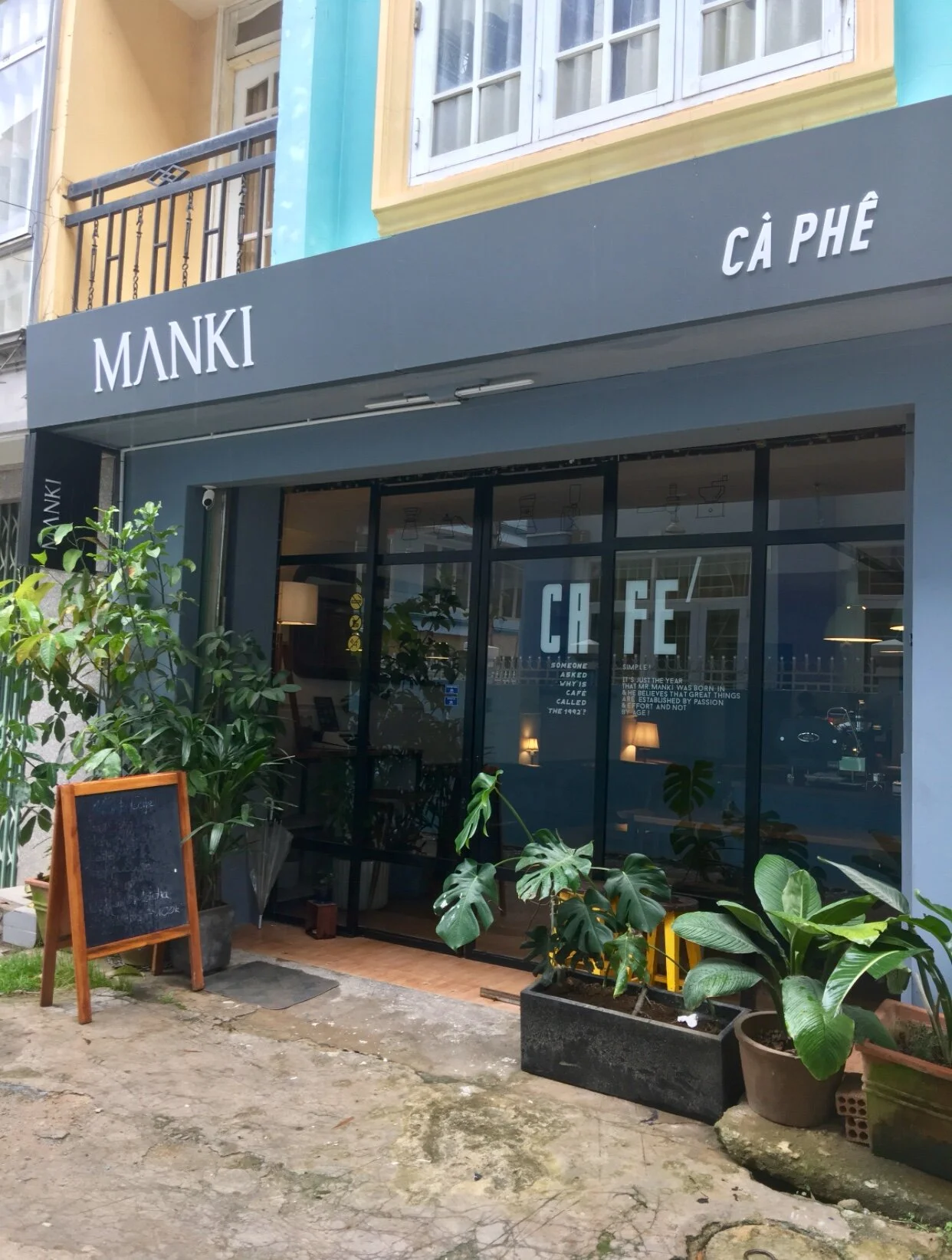 Manki’s coffee lab in Da Lat, Vietnam.
