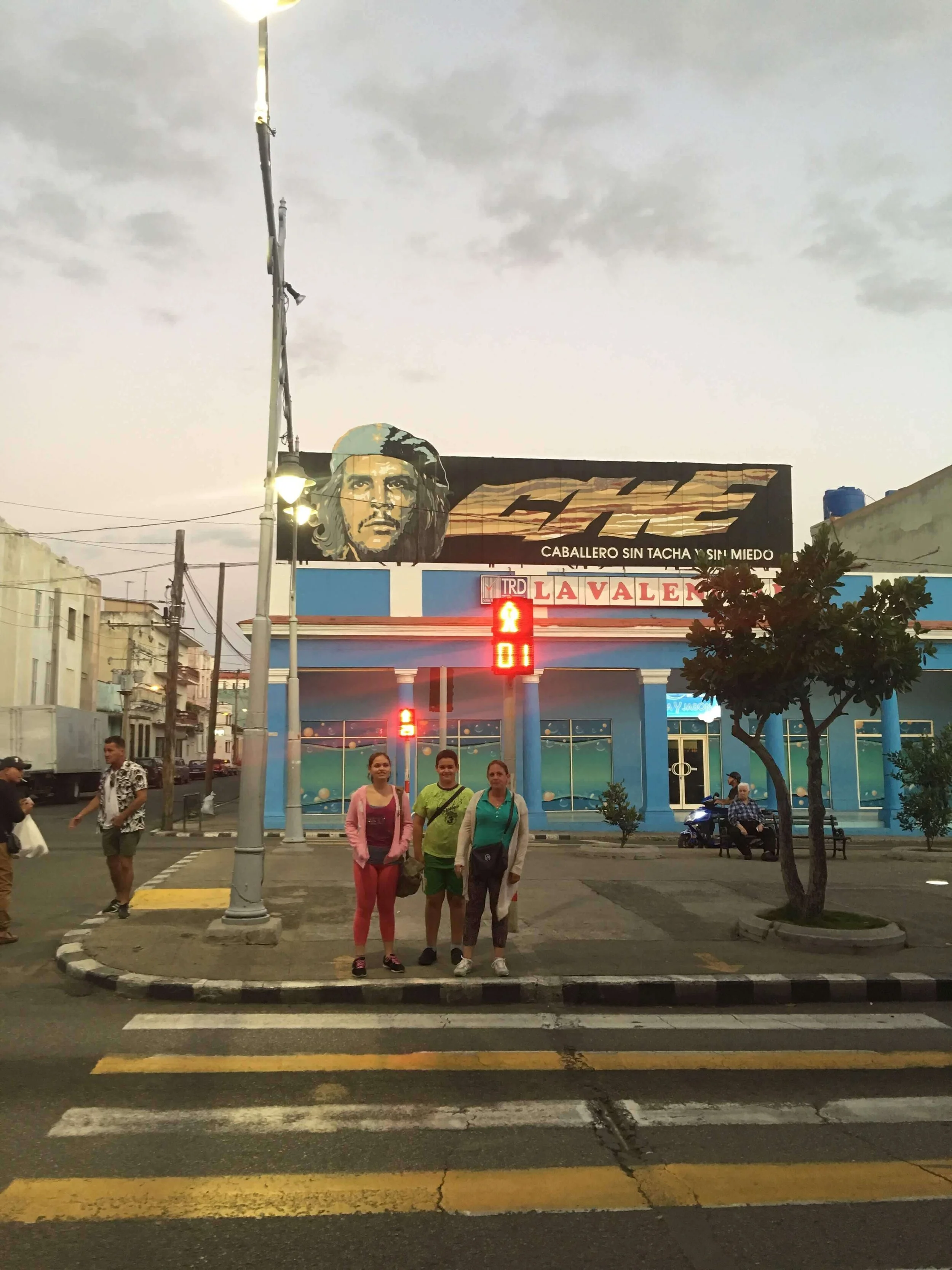 The Cuban people are so kind, these strangers posed for my picture.