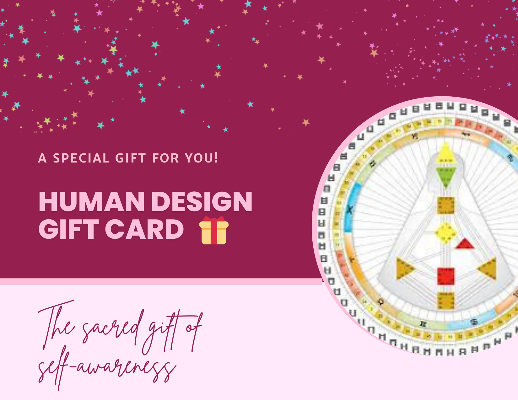 Human Design Reading - Gift Card