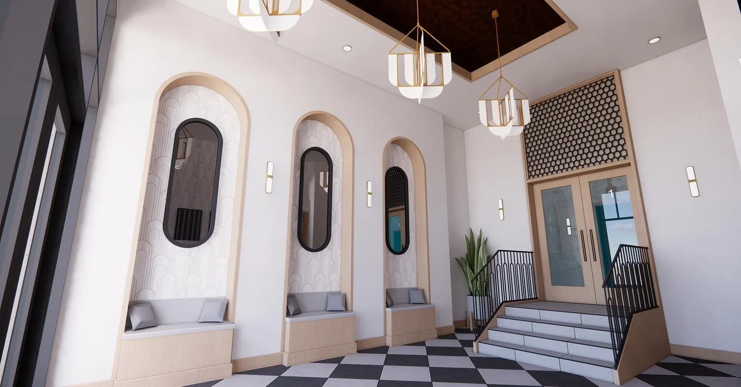 The proposed INterior of The Chimes Building will be music to your eyes 🎶🔔

This historic renovation will INclude 152 units of mixed-income housing with one, two and three-bedroom units, commercial office space, and retail storefronts. The building