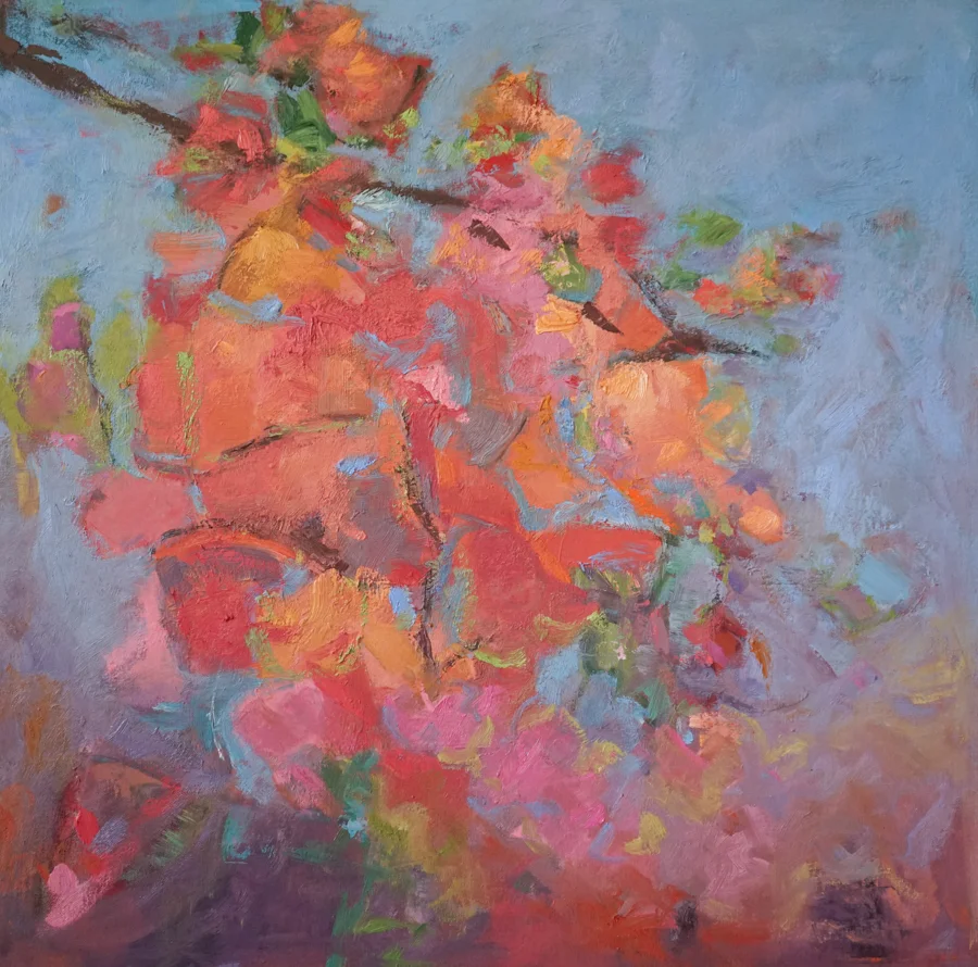 Clusters II, 30” X30”, oil on canvas