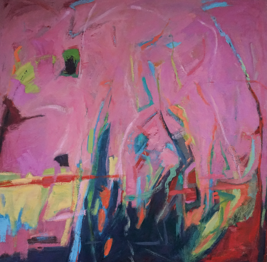 Reeds, 36” X 36”, oil on canvas