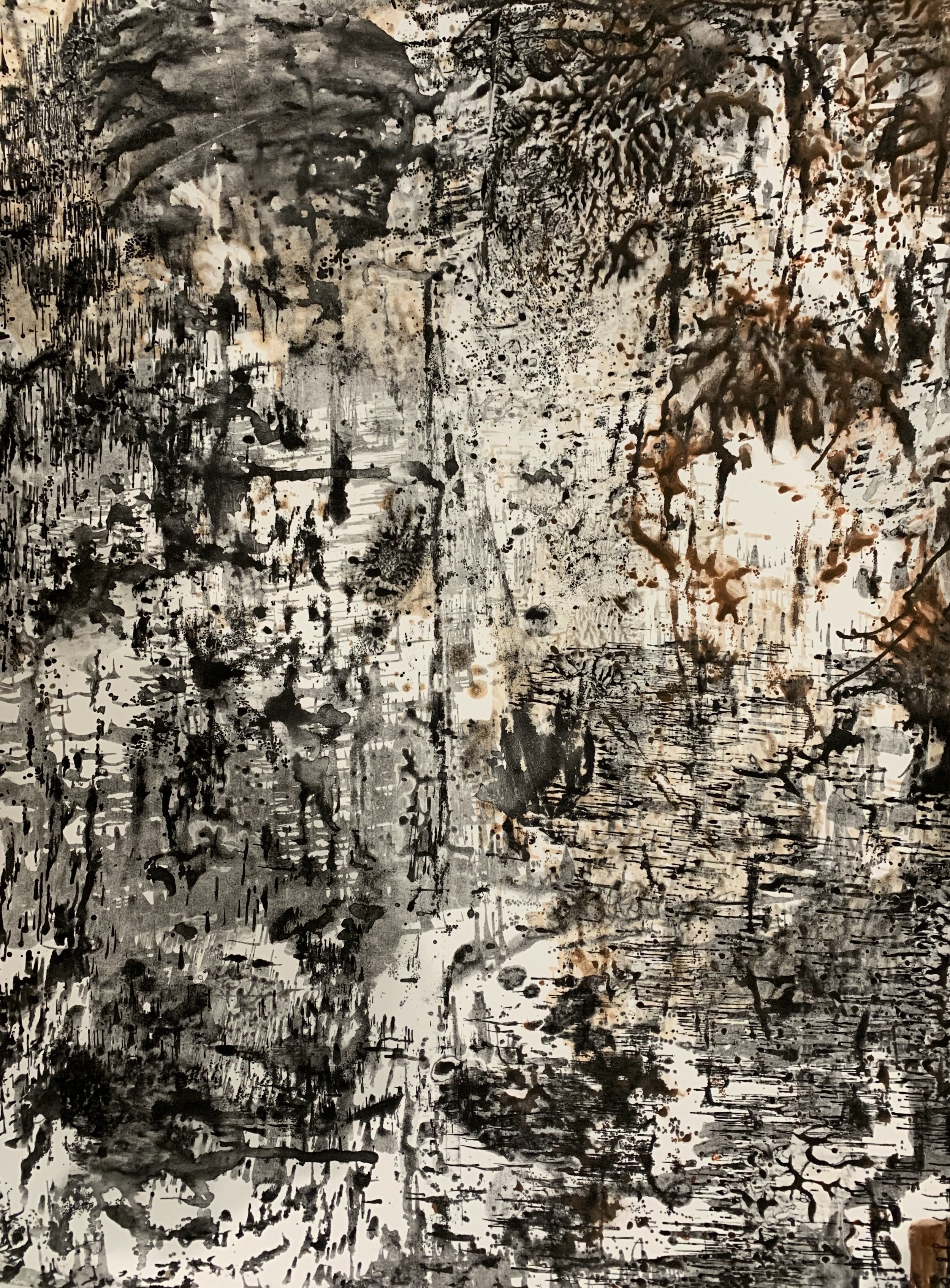Aspen 1, Ink on 22” X 30” BFK Rives paper, image size 19” X 24”.