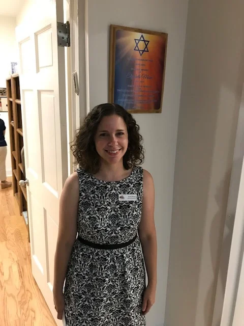 Annie Rivers, Executive Director of the Sumter County Museum, in front of the new Elizabeth Moses Gift Shop