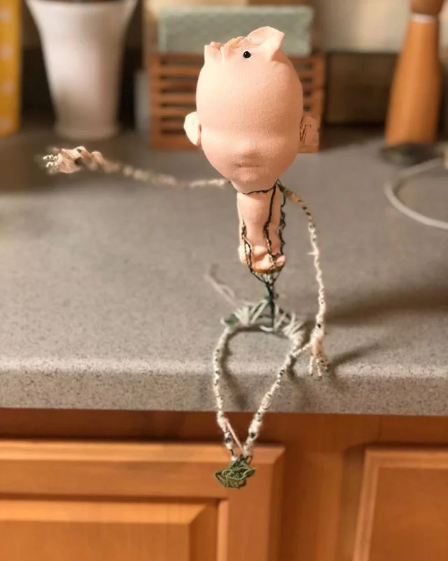 What&rsquo;s inside? A wire &ldquo;skellington&rdquo;. My character Riley is largely Waldorf doll inspired, but to make him poseable for use in illustration, I needed to make some adjustments - including a wire armature inside. Thanks to stop motion 