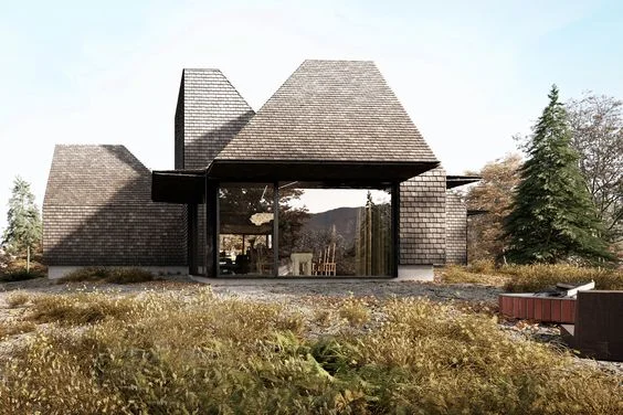 Cozy retreat in the Catskills, Upstate New York by Paris-based Corpus Studio