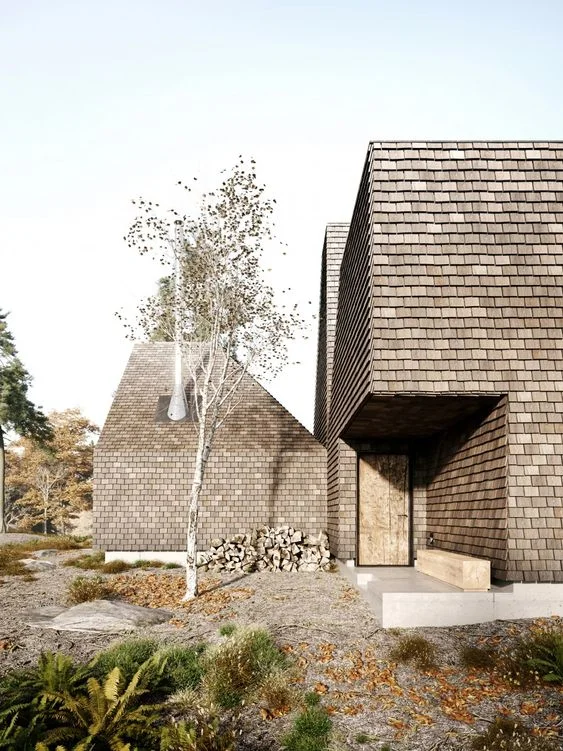 Cozy retreat in the Catskills, Upstate New York by Paris-based Corpus Studio
