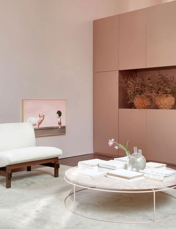 Pink Interior by BC Architects, Sao Paulo, Brazil