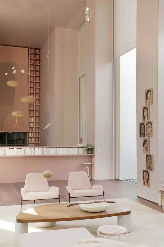 Pink Interior by BC Architects, Sao Paulo, Brazil