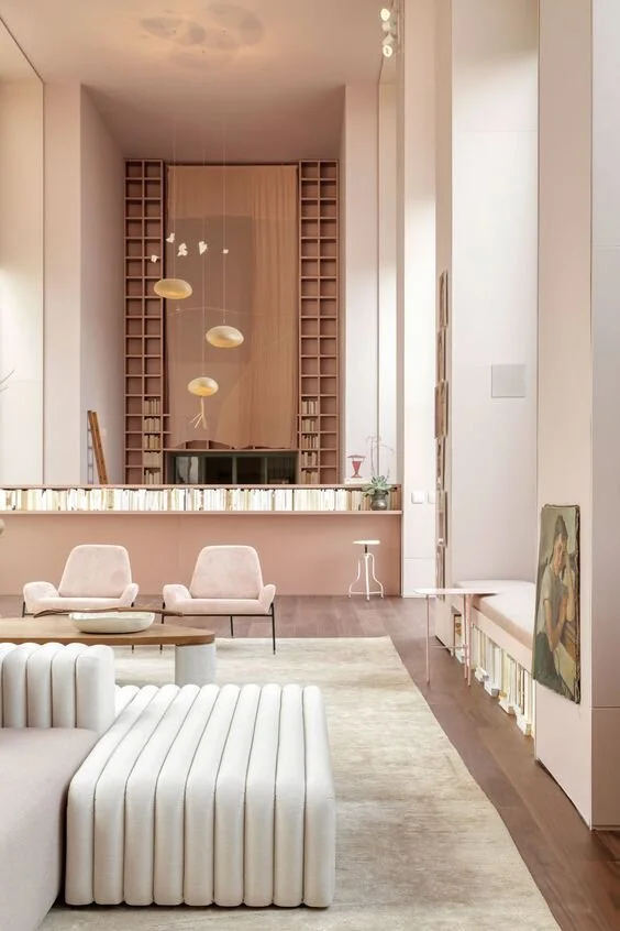 Pink Interior by BC Architects, Sao Paulo, Brazil