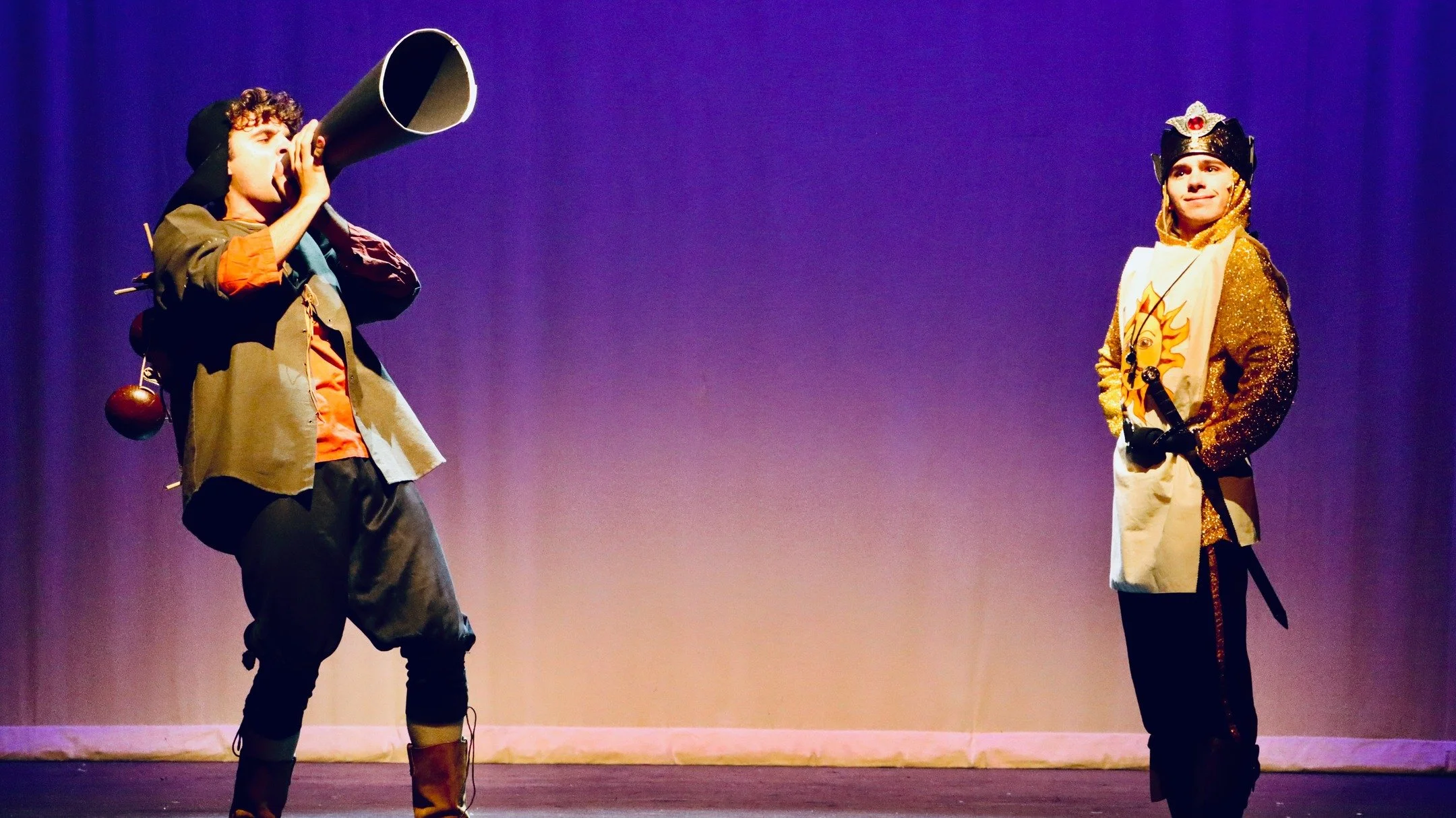 Blow the horn! Spamalot Young@Part opens this Wednesday @communityschool. The show runs nightly at 7:00 p.m. from July 23-26. Tickets available at link in bio. Swipe for a sneak peak!