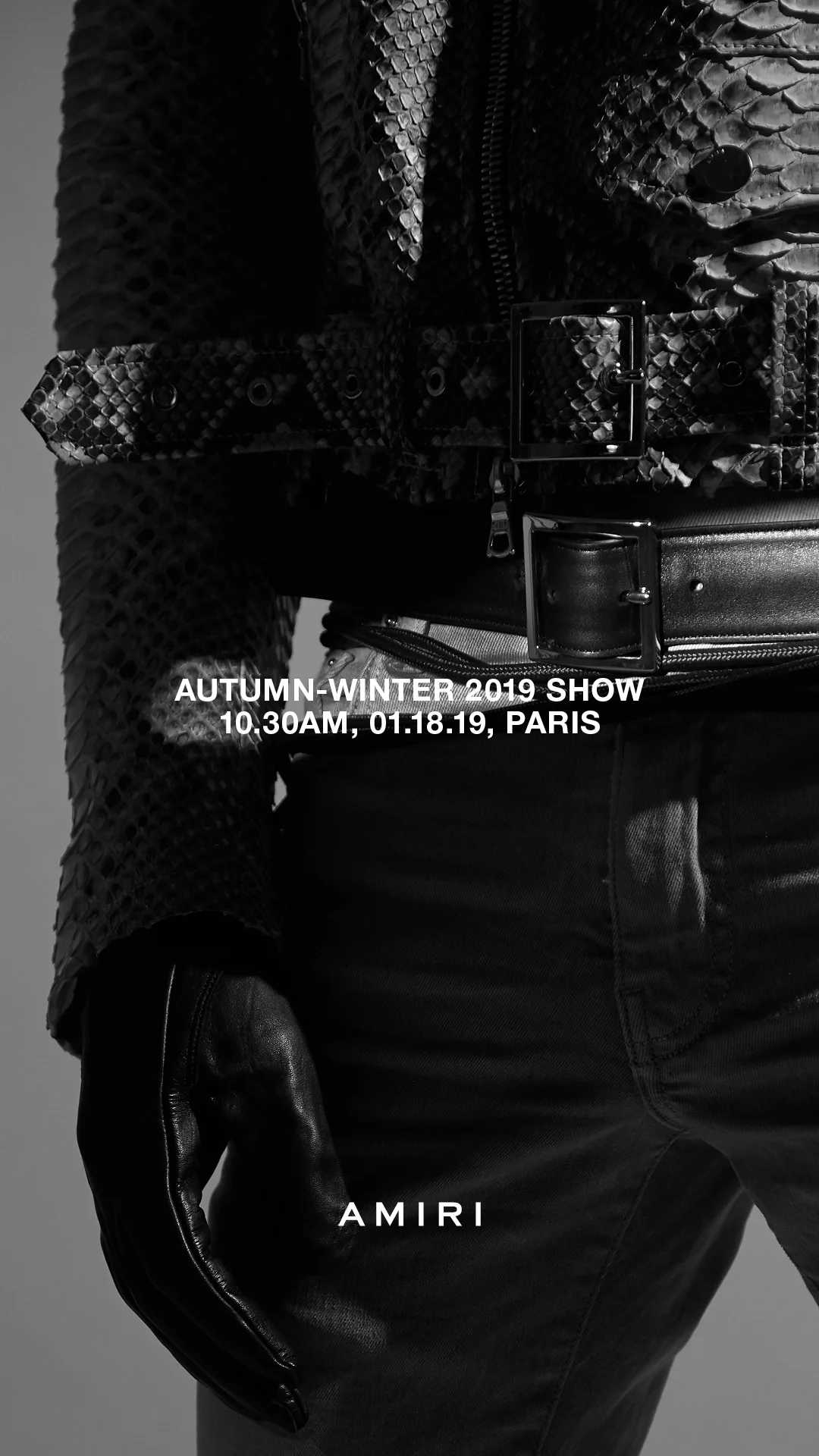 AMIRI FW19 SHOW PROMOTION