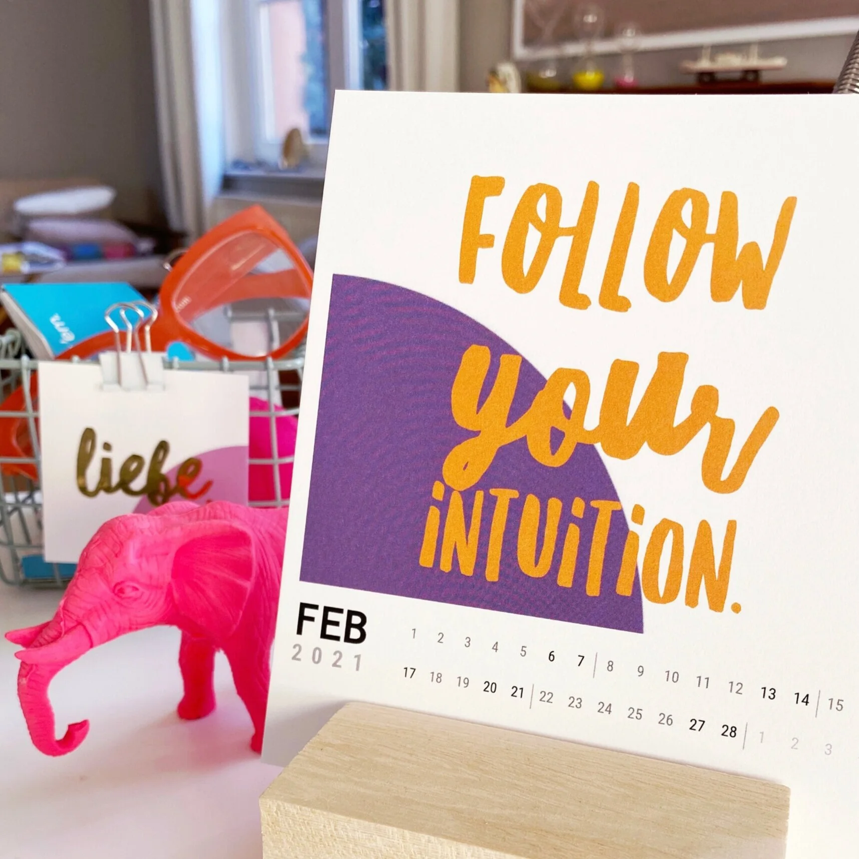 Februar 2021. mylife. MY LIFE! KalenderBlattGedanke #ToGo