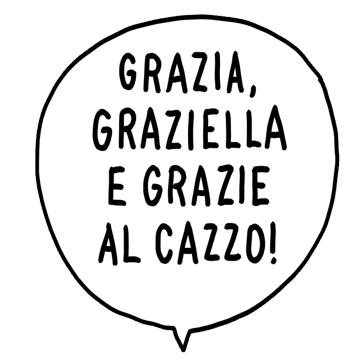 sticker_giphy_luigi_segre_insulti_gratis_grazia_grazziella_e_grazie_al_cazzo.gif