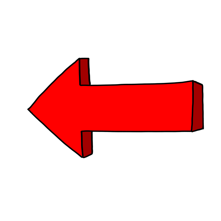 sticker_giphy_luigi_segre_instagram_arrow_big_3d_arrow_horizontal_moving_red.gif