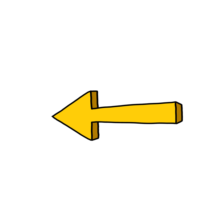 sticker_giphy_luigi_segre_instagram_arrow_small_3d_arrow_horizontal_moving_yellow.gif