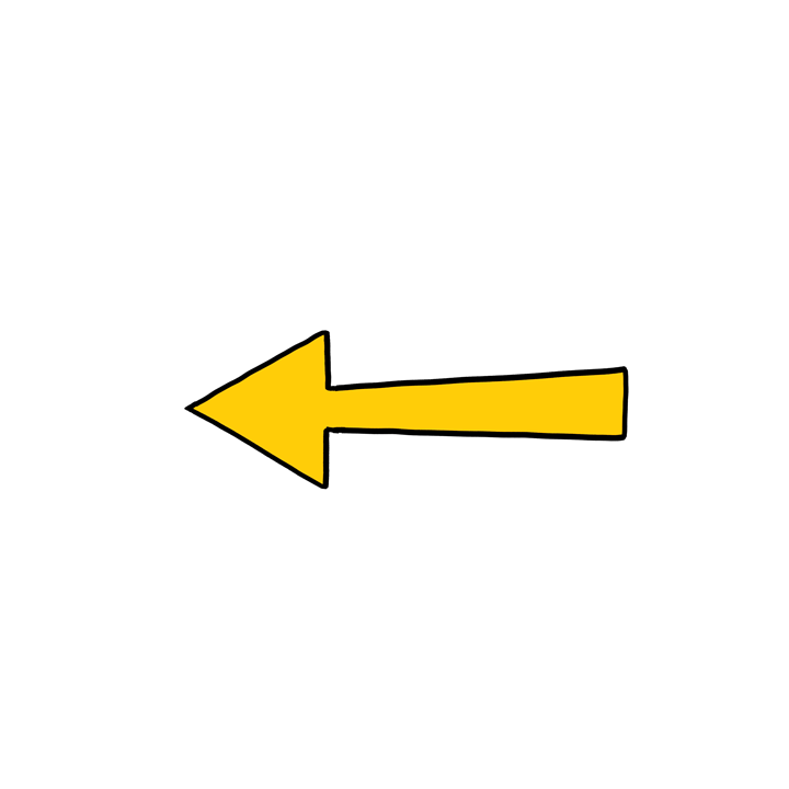 sticker_giphy_luigi_segre_instagram_arrow_small_arrow_horizontal_moving_yellow.gif