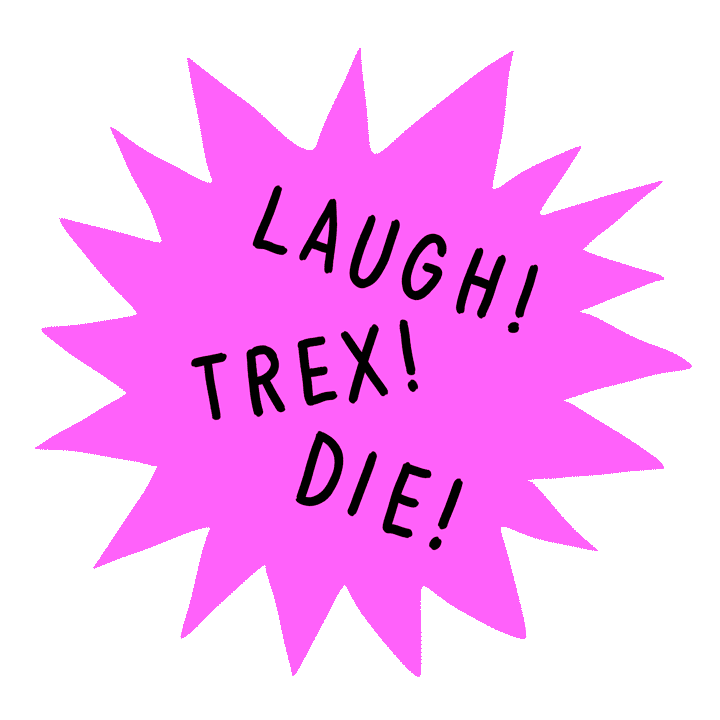 sticker_giphy_luigi_segre_my_friend_is_a_killer_advertising_tag_laugh_trex_die.gif