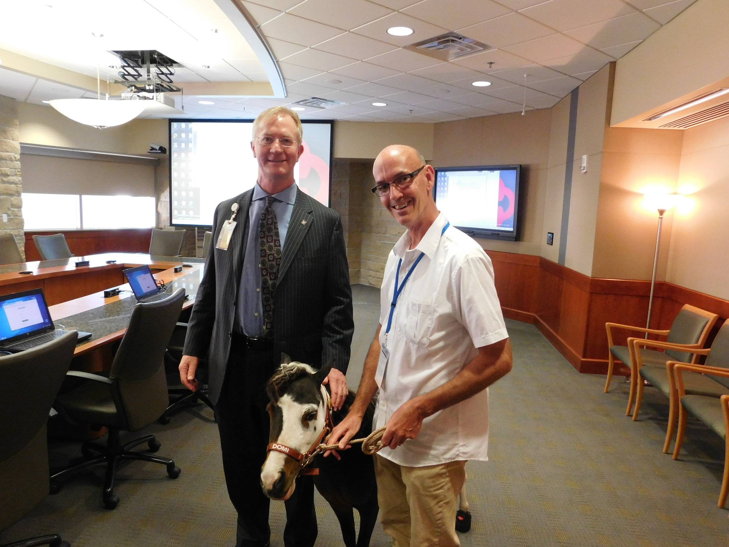 Rodney Reider at the Saint Alphonsus Health System, Therapy Horse