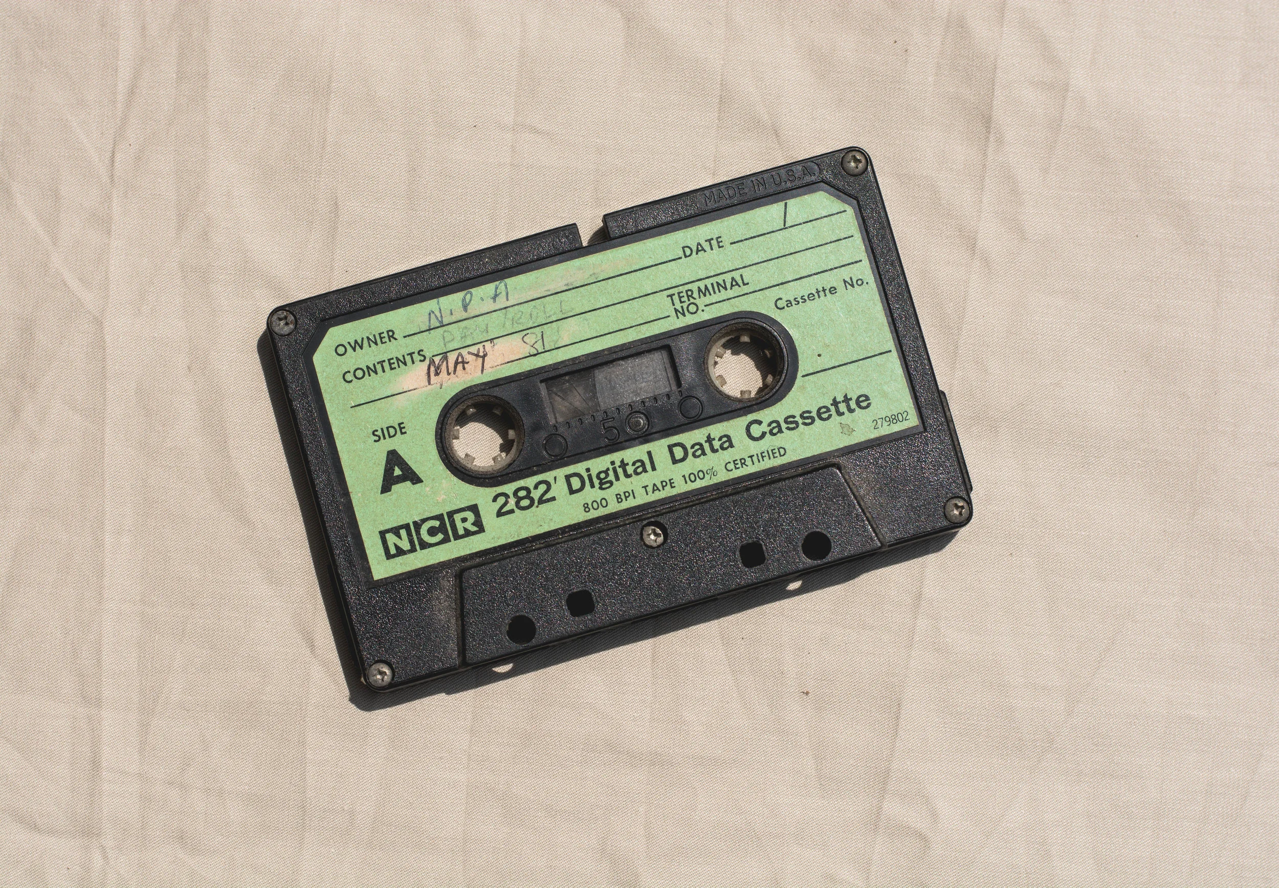 Cassette from the Old Secretariat