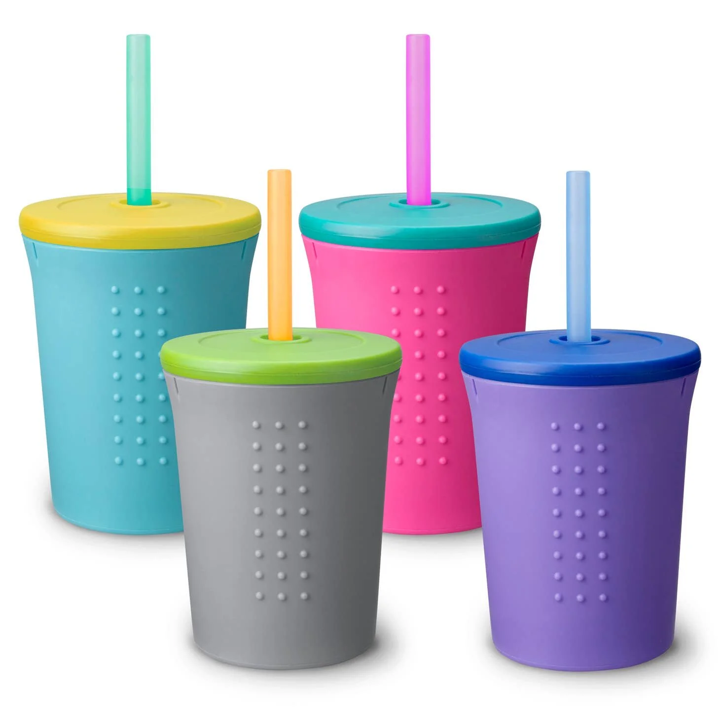 12oz Silicone Cup + Lid + Straw