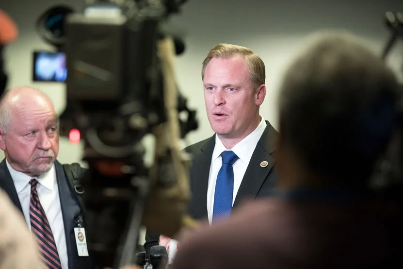 Marty Lancton, president of the Houston Professional Fire Fighters Association, right, is pushing for a 20 percent pay raise for city firefighters.