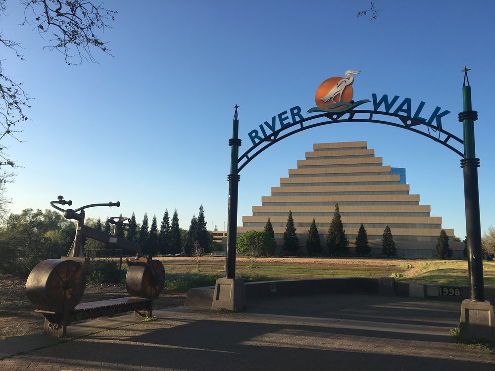  One of West Sacramento’s earliest development projects after becoming incorporated was its River Walk completed in the mid-1990s. 