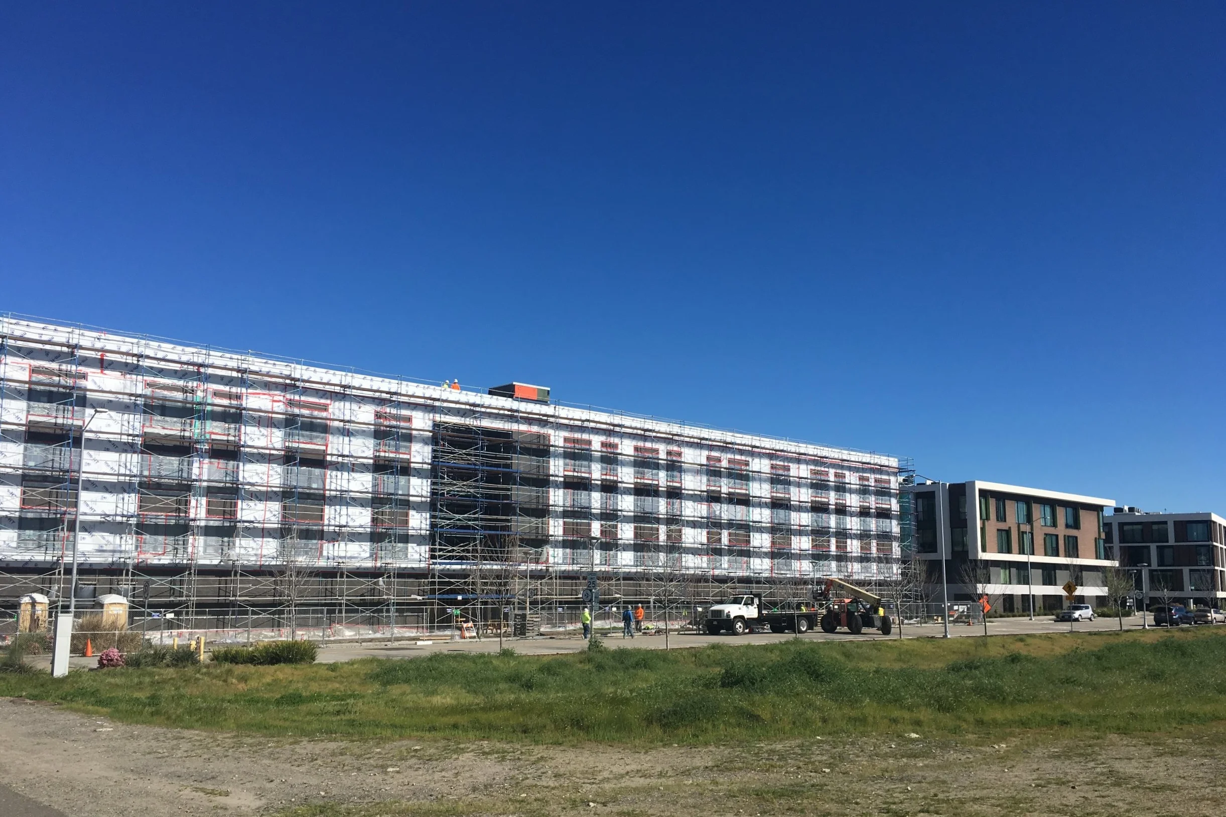  One of the latest mixed-use developments along the Sacramento River. This is the site of a former industrial mill and near the minor league baseball stadium. 