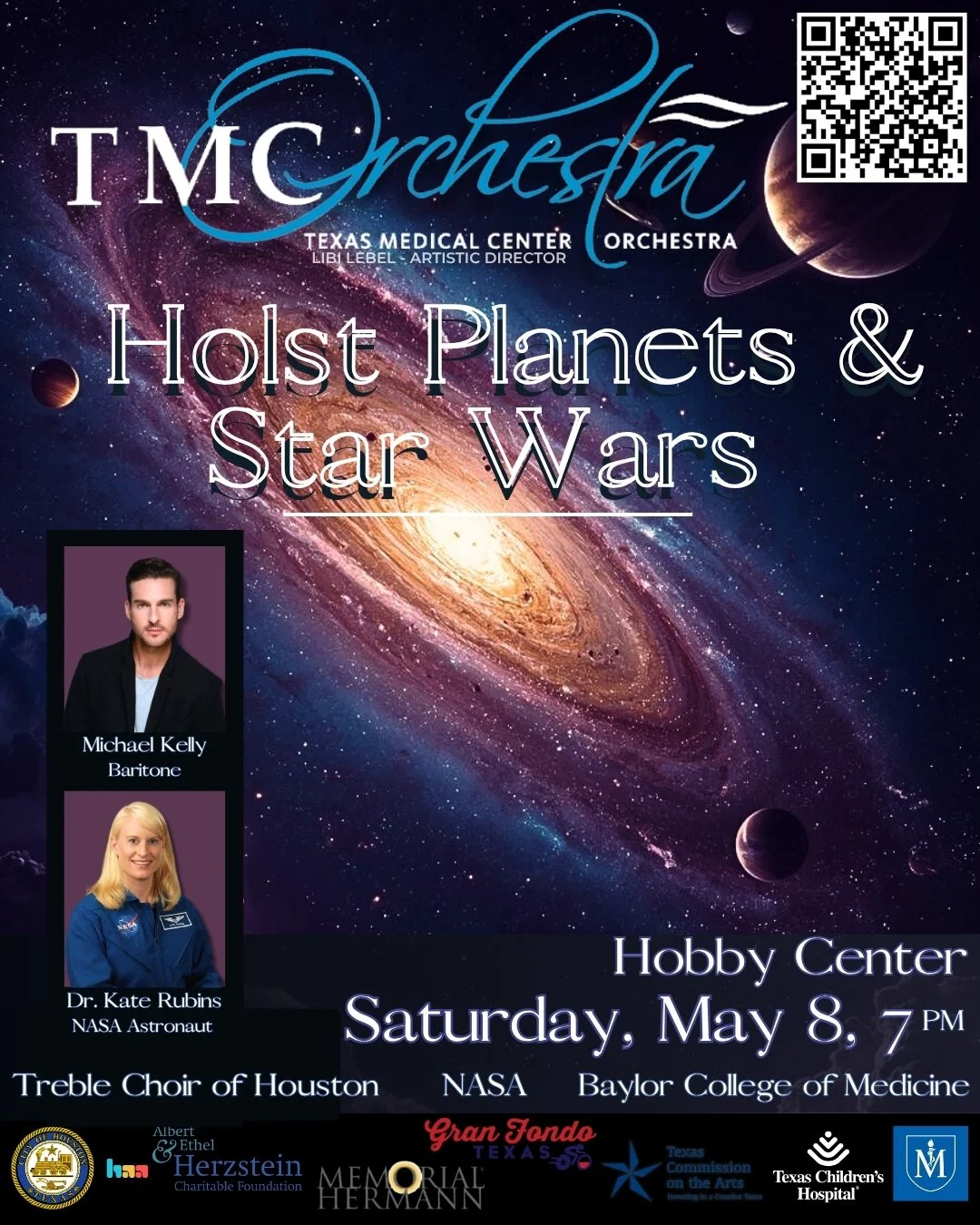 Holst Planets & Star Wars Concert Poster