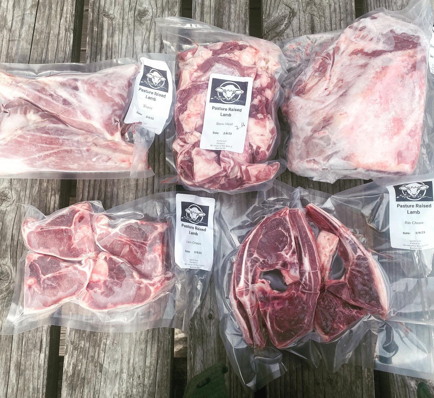 We have lots of beautiful meat on hand and available for purchase at the moment. Can be purchased as half or whole lamb or individual cuts. DM me if you&rsquo;re interested and I&rsquo;ll share details.