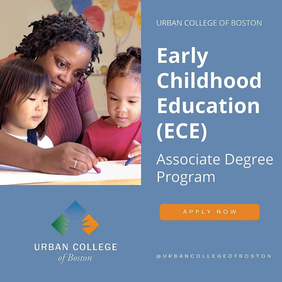 Earn your degree in ECE at Urban College of Boston! #earlychildhoodeducation #ece #urbancollegeofboston #communitycollege