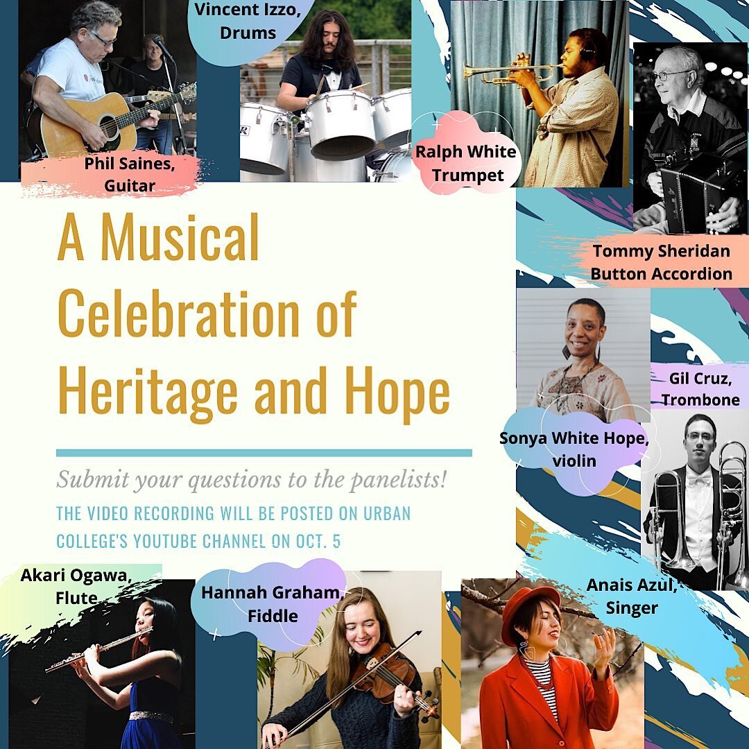 In conjunction with our recognition and celebration of National Hispanic Heritage Month, Online Learning Program Coordinator Kendall Driscoll will host a panel discussion on &ldquo;heritage and hope&rdquo; through the lens of music! 🎺 🥁 The discuss