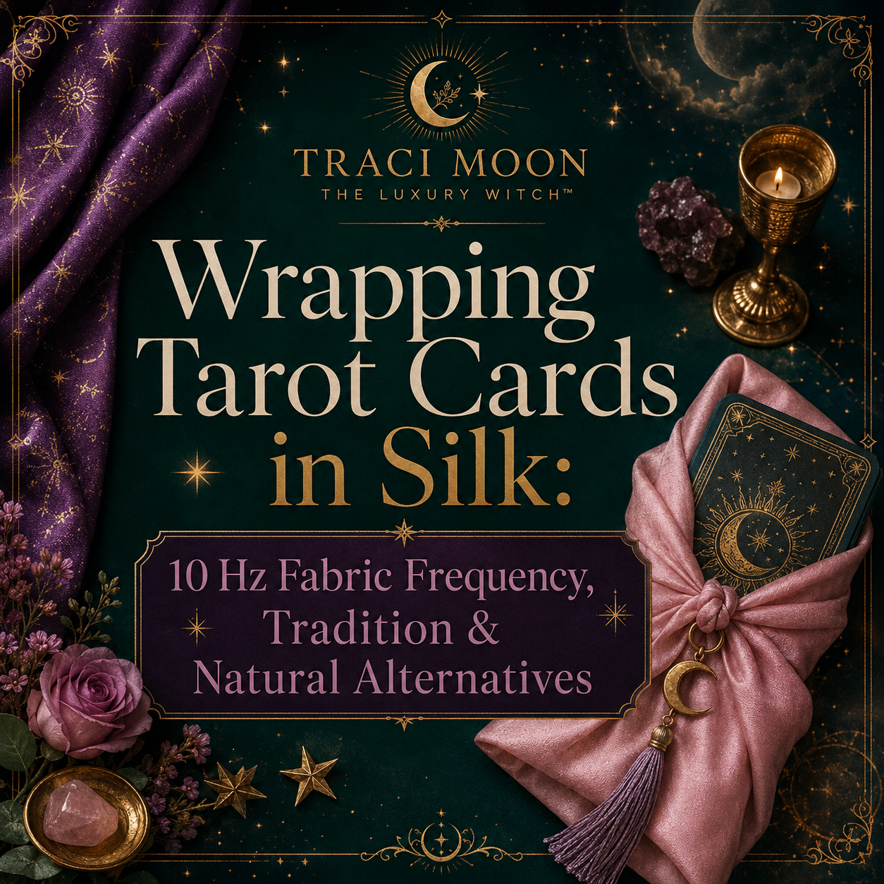 Wrapping Tarot Cards in Silk: 10 Hz Fabric Frequency, Tradition &amp; Natural Alternatives