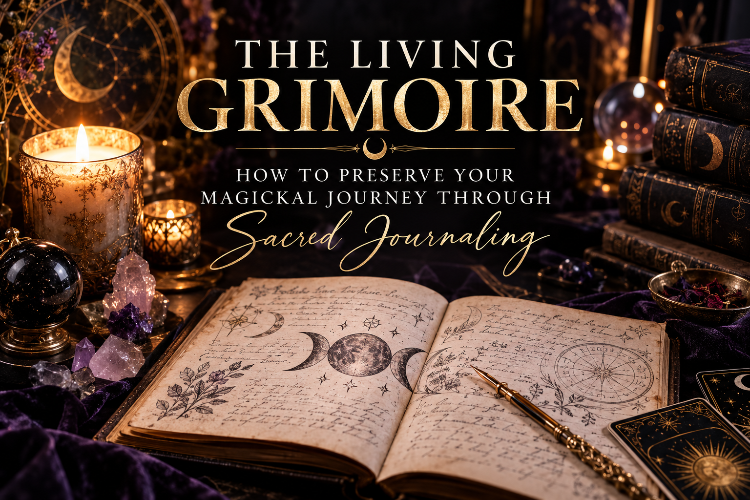 The Living Grimoire: How to Preserve Your Magickal Journey Through Sacred Journaling